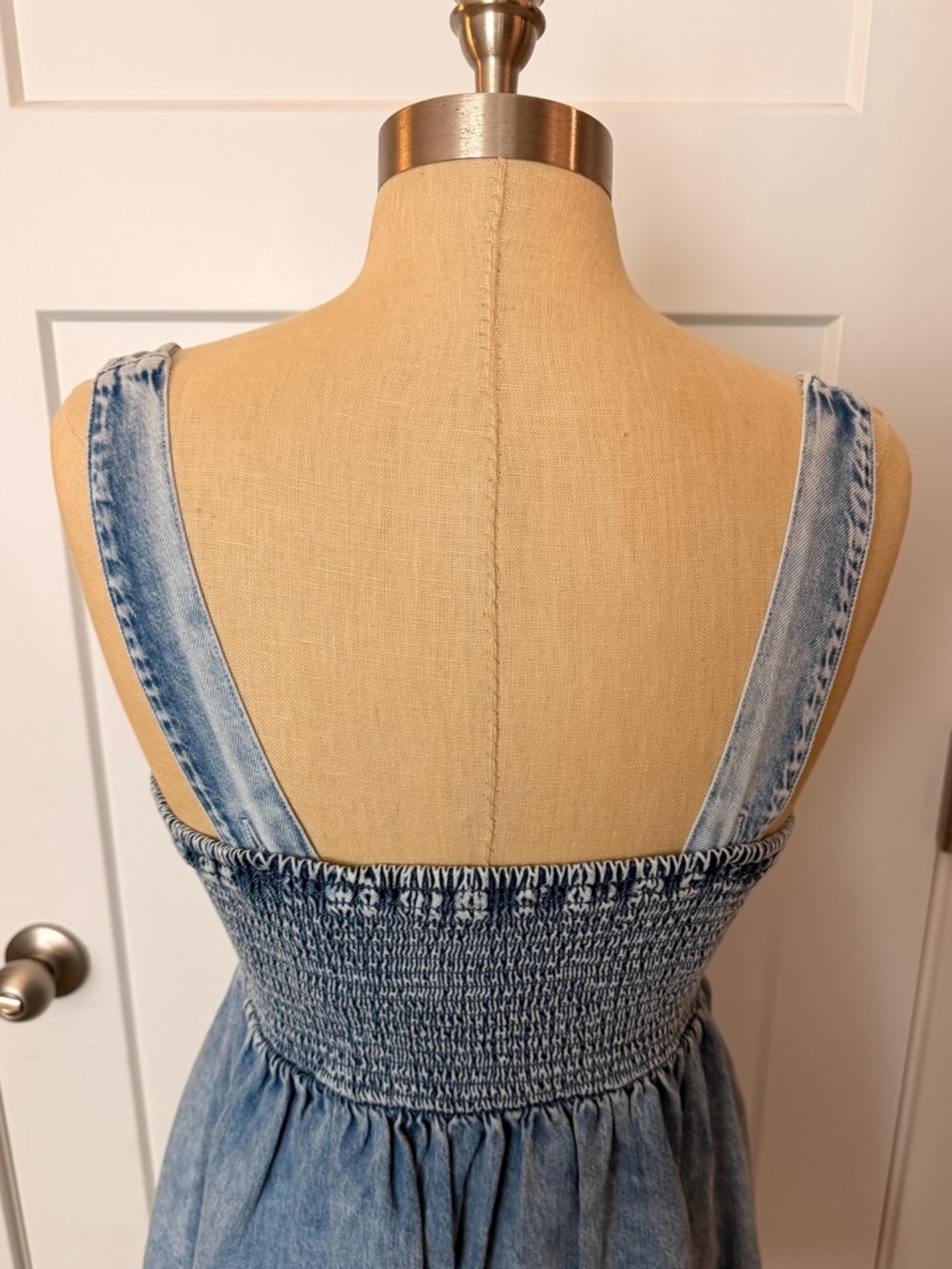AE Denim Corset Mini Dress - Picture 4 of 8